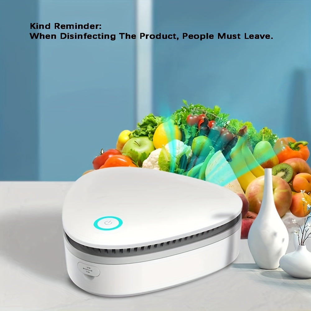 Mini Air Purifier Refrigerator Sterilizer, Ozone Sterilizer, Food Freshener Car Wardrobe Shoe Cabinet Deodorizer Ozone Generator Pet Deodorizer Car Air Purifier